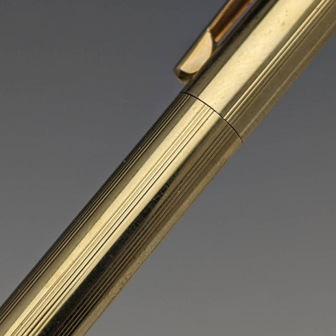 Vintage Cross (CROSS) 鍍金圓珠筆和鉛筆套裝(帶盒)